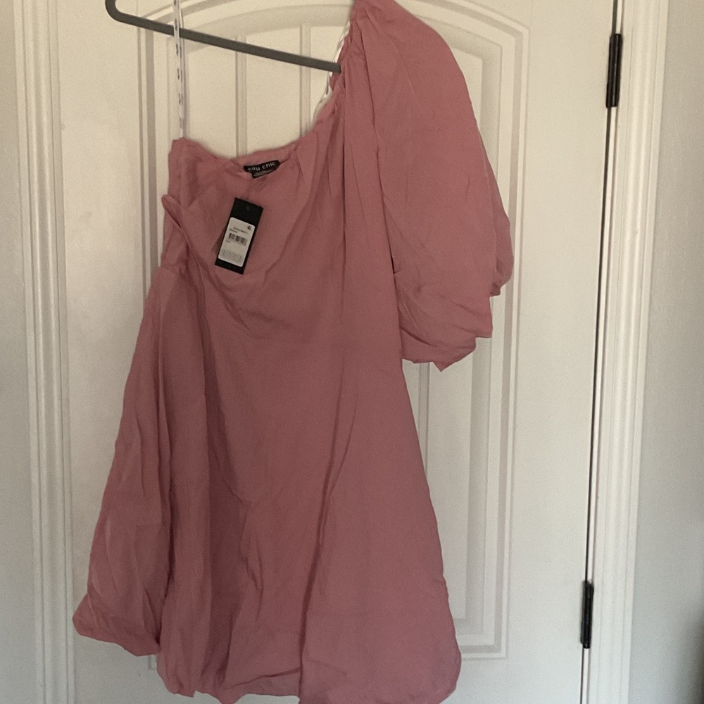 City Chic Pink Mini Dress